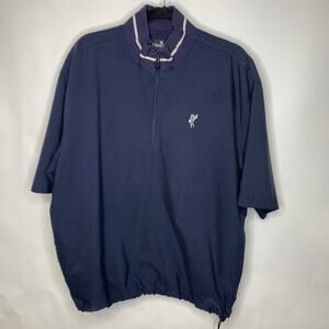 Ashworth Weather Systems GOlf  Pullover Short Sleeve Jacket Sz Large